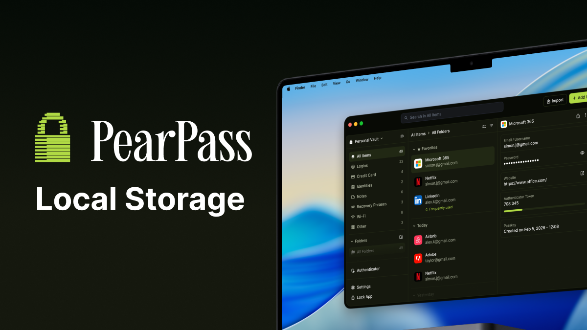 PearPass Desktop App